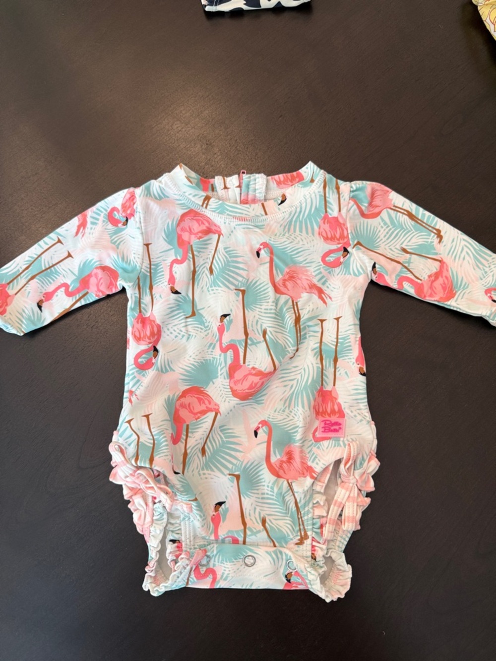 Ruffle Butts Flamingo One-Piece Swimsuit 0-3 mos